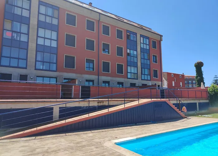 Apartamento Con Piscina En Boiro - Cabo De Cruz